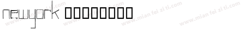 newyork 常规字体转换